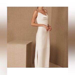 BHLDN Elegant Cream Wedding Dress